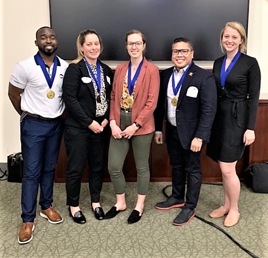 RSG student winner, Leah Roach, pictured second from the left. RSG student winner, Leah Roach, pictured second from the left.