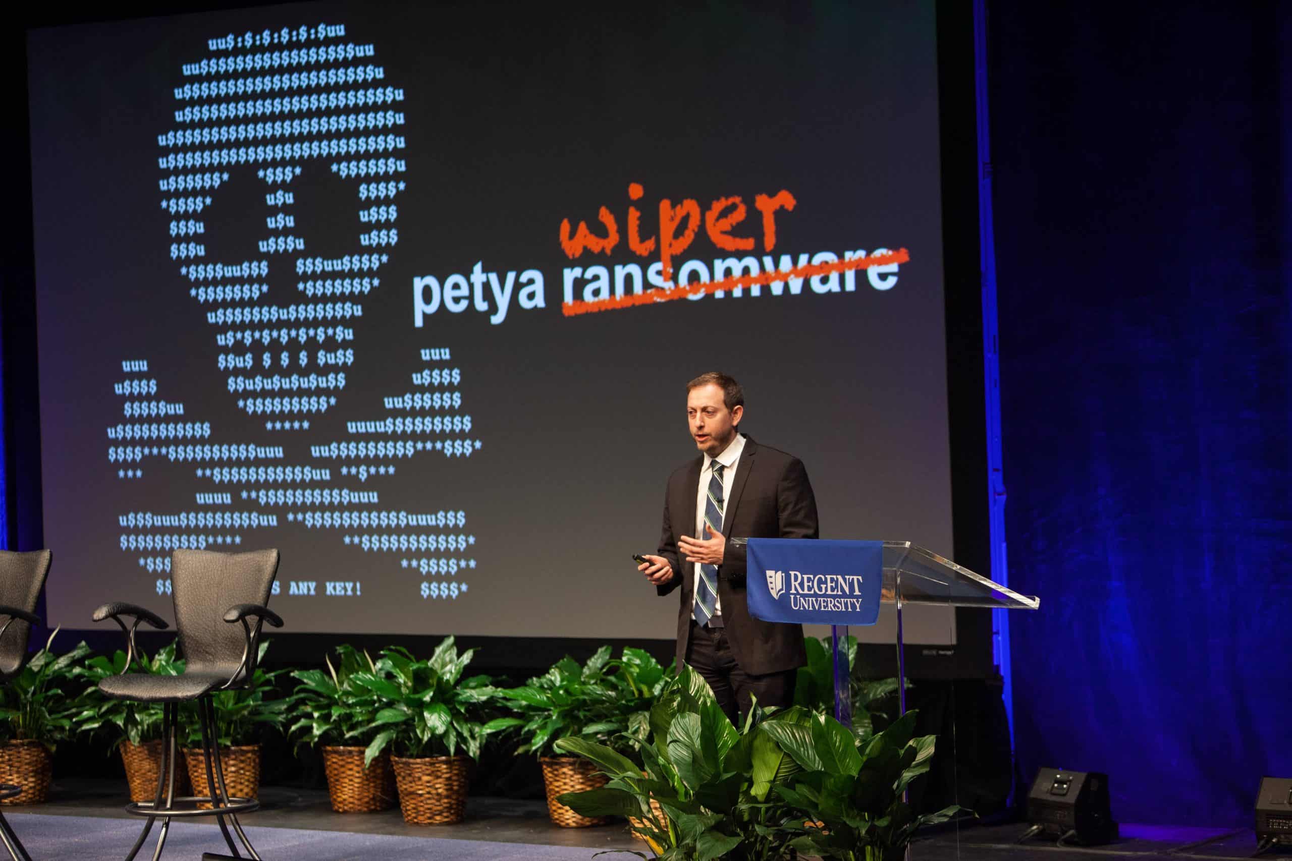Regent University’s inaugural Cybersecurity Summit. Photo courtesy of Eric Lusher.