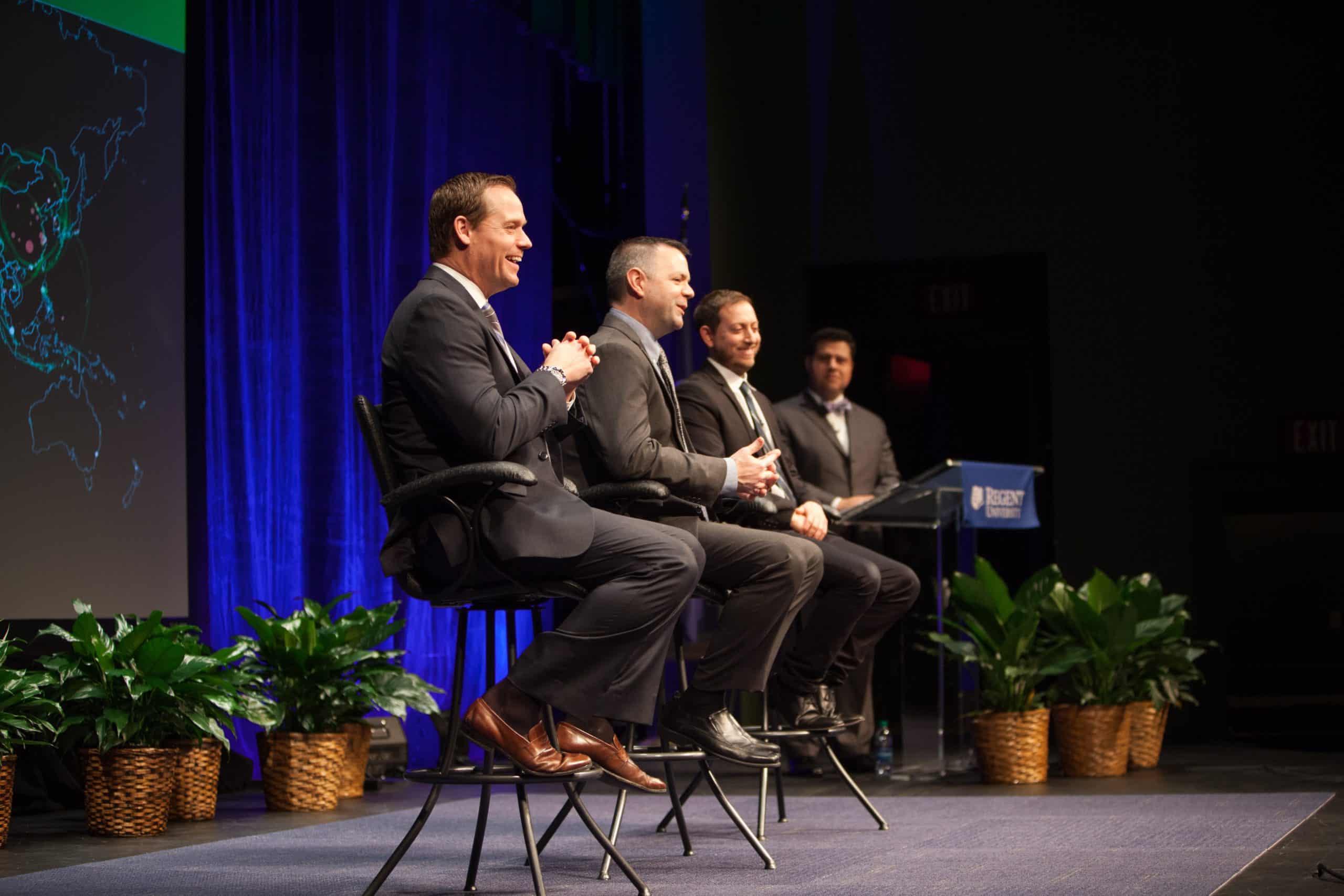 Regent University’s inaugural Cybersecurity Summit generated a wide-ranging discussion. Photo courtesy of Eric Lusher.