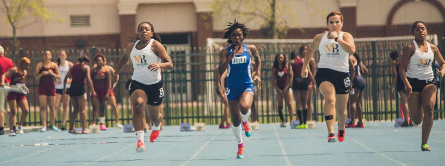 Proud to be a Regent Royal: Analysa Isaac became Regent University’s first athlete to compete in the NCCAA Division I Indoor Track and Field Nationals.