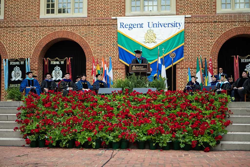 Regent University’s commencement ceremony, a time of reflection, joy and celebration.