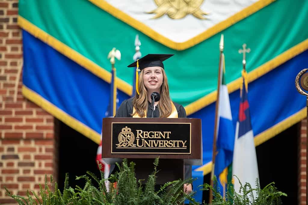 Regent University’s 2019 commencement ceremony.