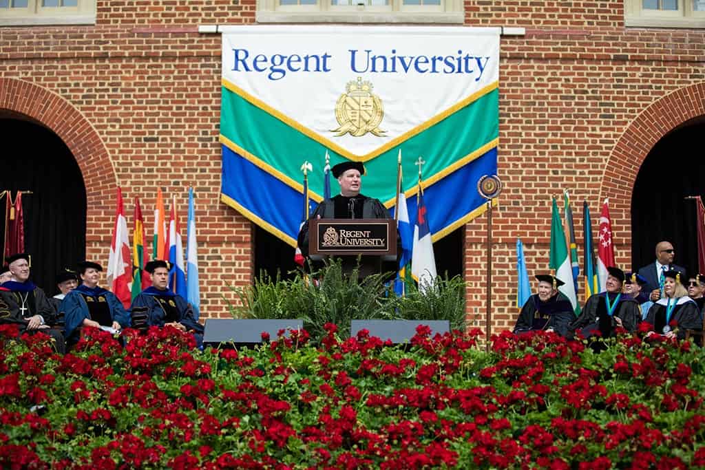 Moments from Regent University’s beautiful commencement ceremony.