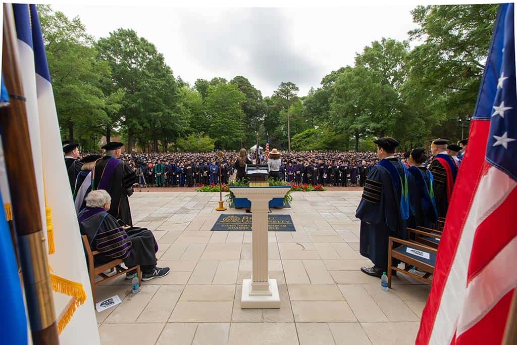Regent University’s beautiful 2019 commencement ceremony in Virginia Beach.