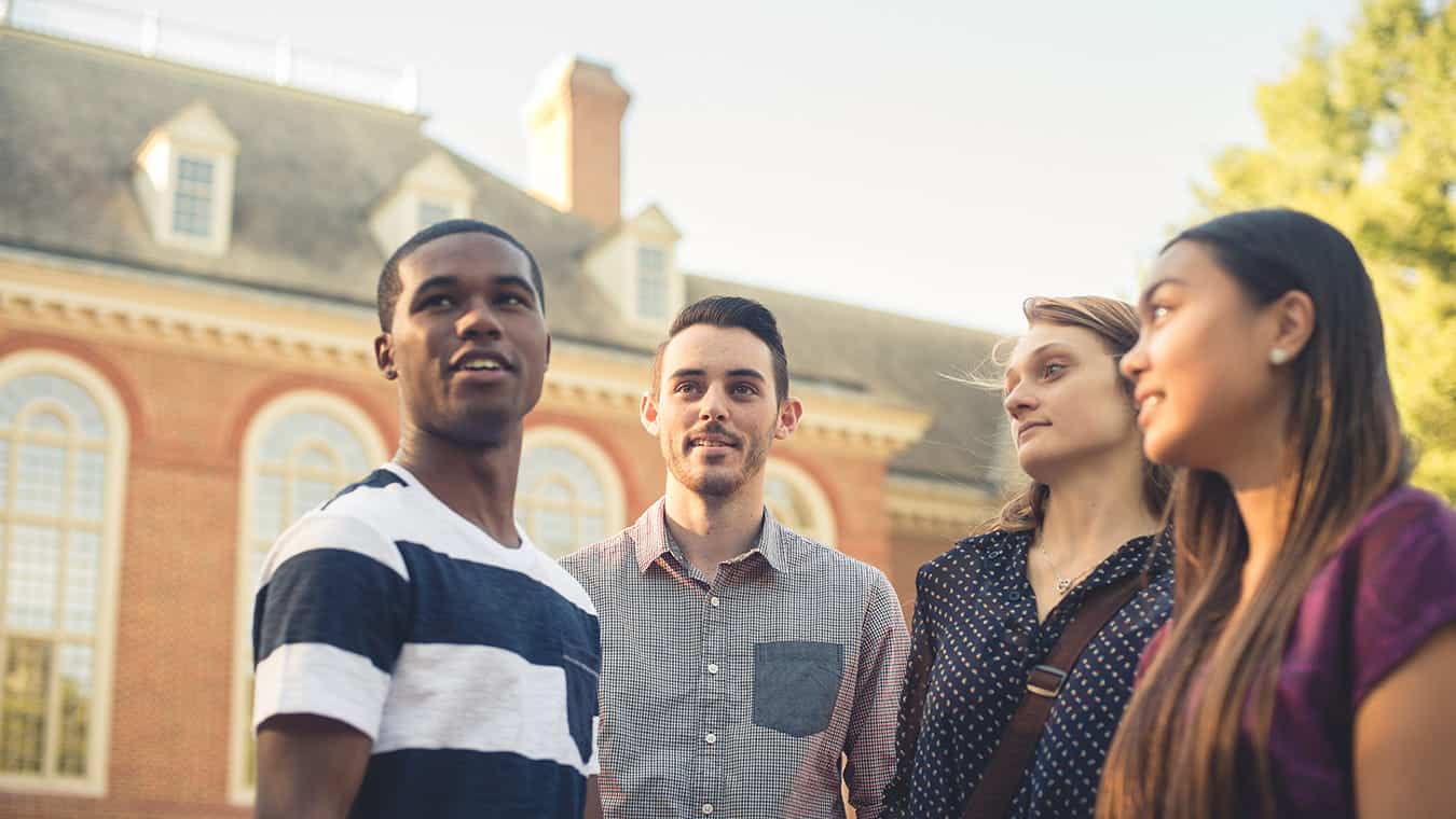 Graduates on campus: Pursue your B.S. in Gerontology degree online at Regent University, Virginia Beach.