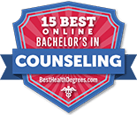 Regent University ranked #7 of the top 15 Online Counseling Bachelor's Programs | BestHealthDegrees.com