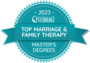 Regent University Ranked #1 Best Online Master's Degree in Marriage & Family Therapy Program by CounselingPsychology.org