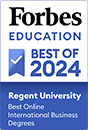 Regent University Ranked Among the Best International Business Degrees Online by Forbes