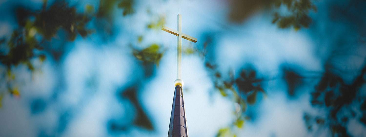 The steeple of Regent University's beautiful chapel in Virginia Beach, VA 23464.