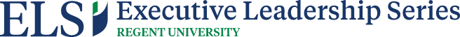 The Executive Leadership Series, Regent University, logo.
