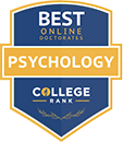 Regent University ranked #4 of top 20 best online doctorates in psychology | College Rank, 2020