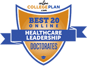 Regent University Ranked #10 in Best 20 Online Doctorates in Healthcare Leadership Degrees | Online College Plan, 2019.