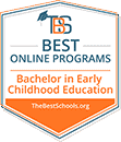 Regent University Ranked #12 in the Top 40 Best Online Bachelor’s in Early Childhood Education Degree Programs | TheBestSchools.org, 2019.