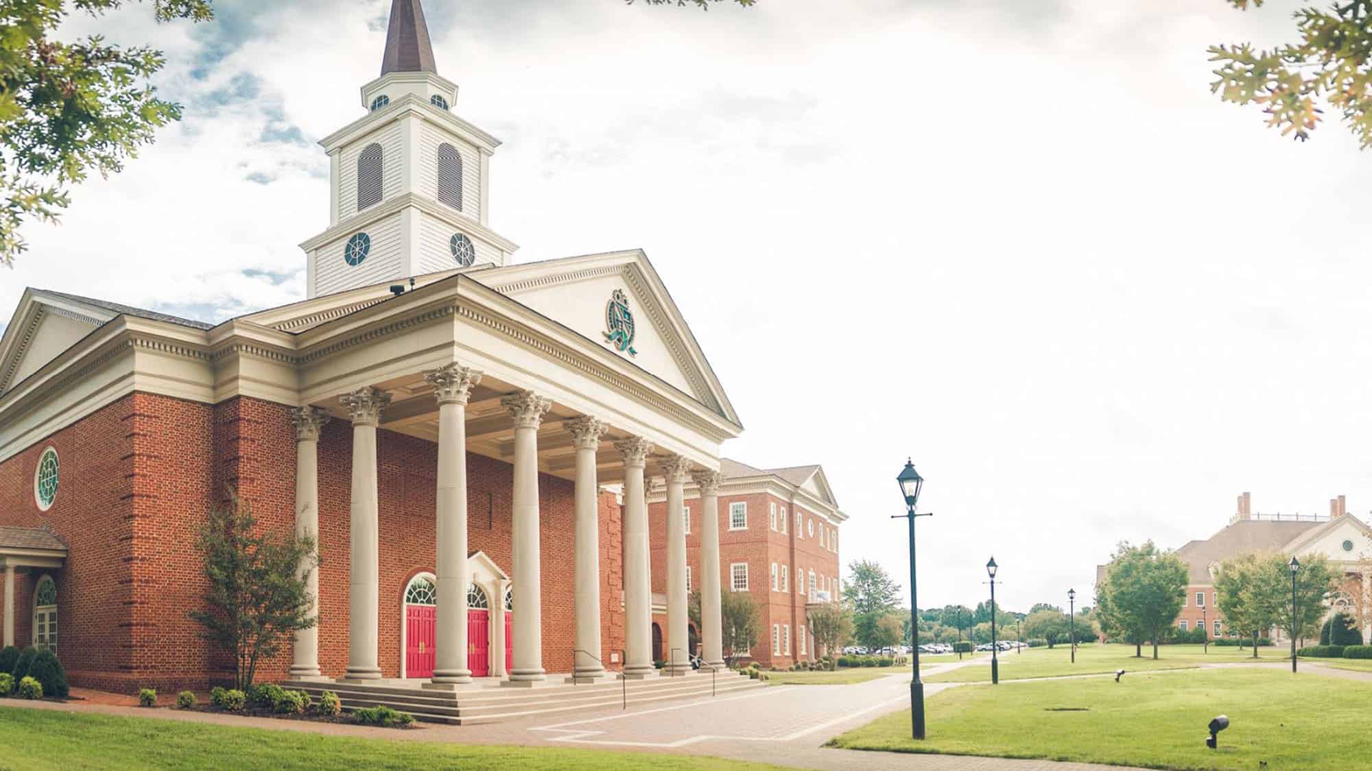 Regent University’s chapel and divinity school in Virginia Beach, VA 23464.