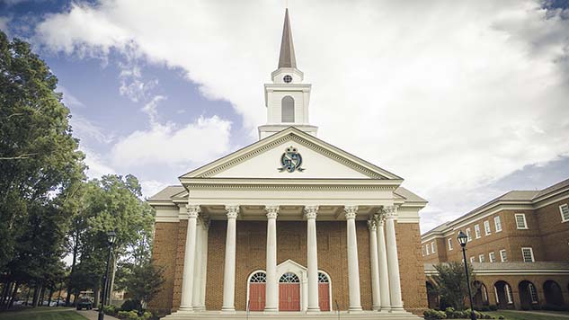 Regent University's chapel in Virginia Beach, VA 23464.