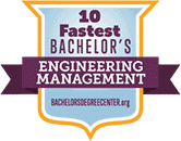 Regent University Ranked #8 of Top 10 Fastest Online Bachelor's in Engineering Management for 2022 | BachelorsDegreeCenter.org