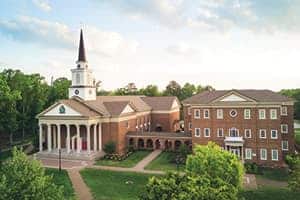 The Welcome Center, attached to the Shaw Chapel on the Regent University campus will be your first stop in your visit.