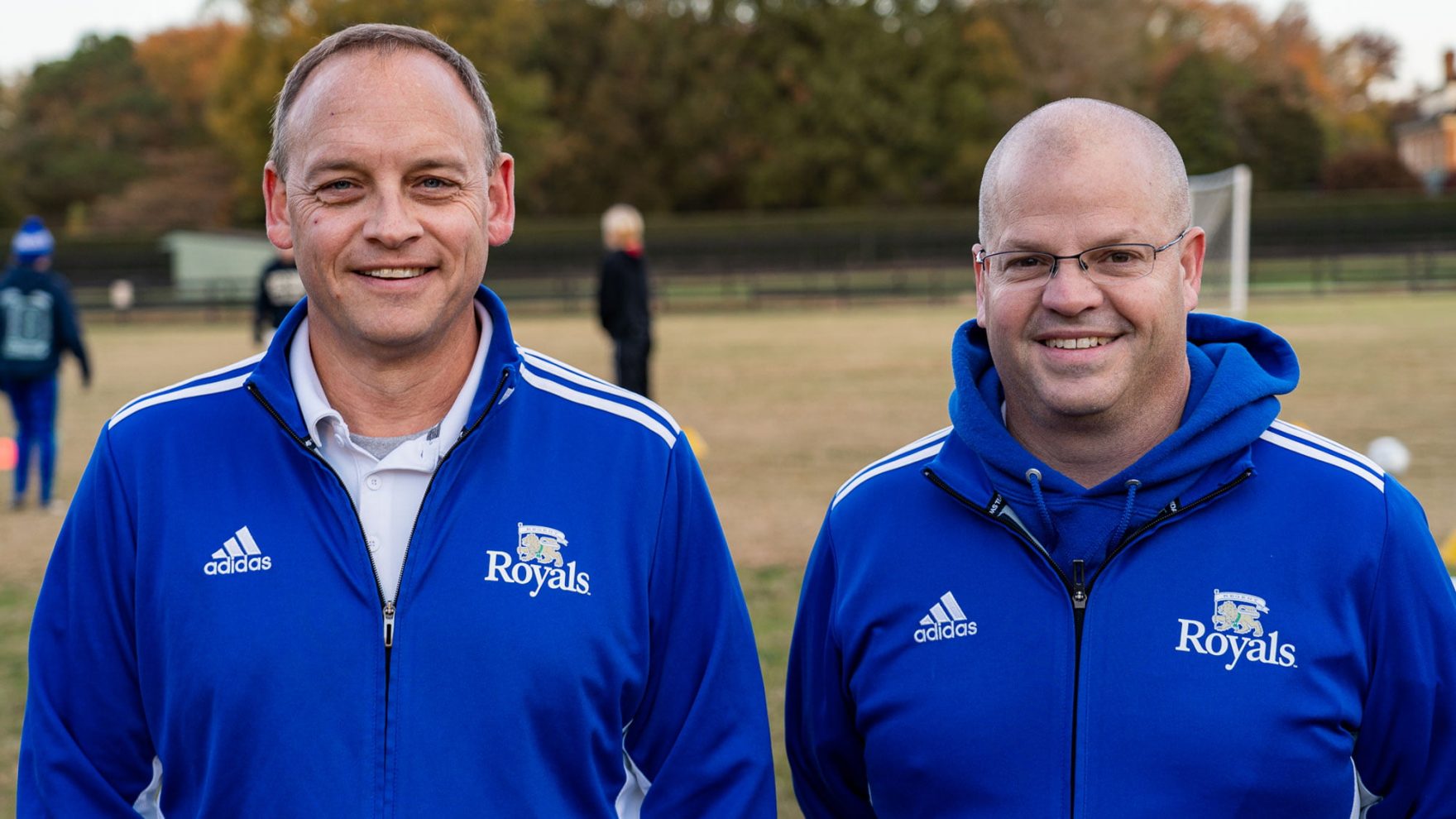 Regent soccer coaches Benjamin Brayshaw and Michael Mannix
