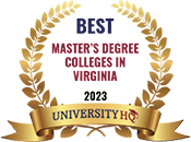 Regent University ranked #10 of the Best Master's Degree Colleges in Virginia | UniversityHQ, 2022