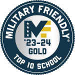 Regent University ranked #5 of the top 10 military friendly schools | Military Friendly, 2023-24