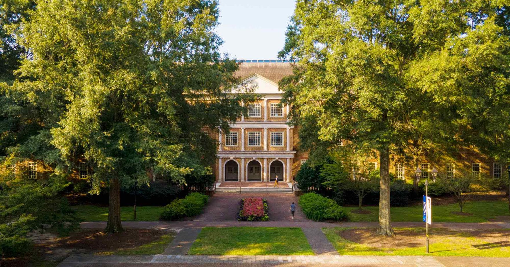 Robertson Hall, which houses Regent law school in Virginia VA.