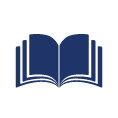 Open book icon for the button to open the Regent University Library Research Guides.