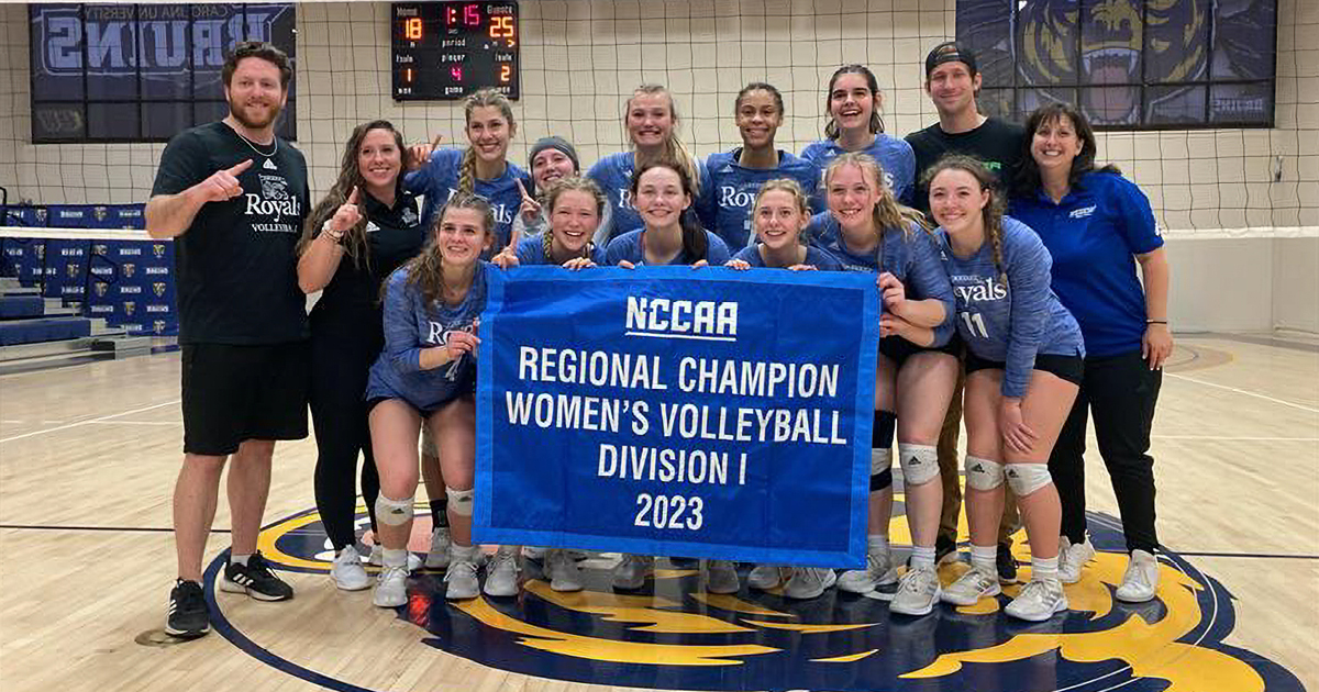 Regent's Volleyball Team Advances to NCCAA Championship