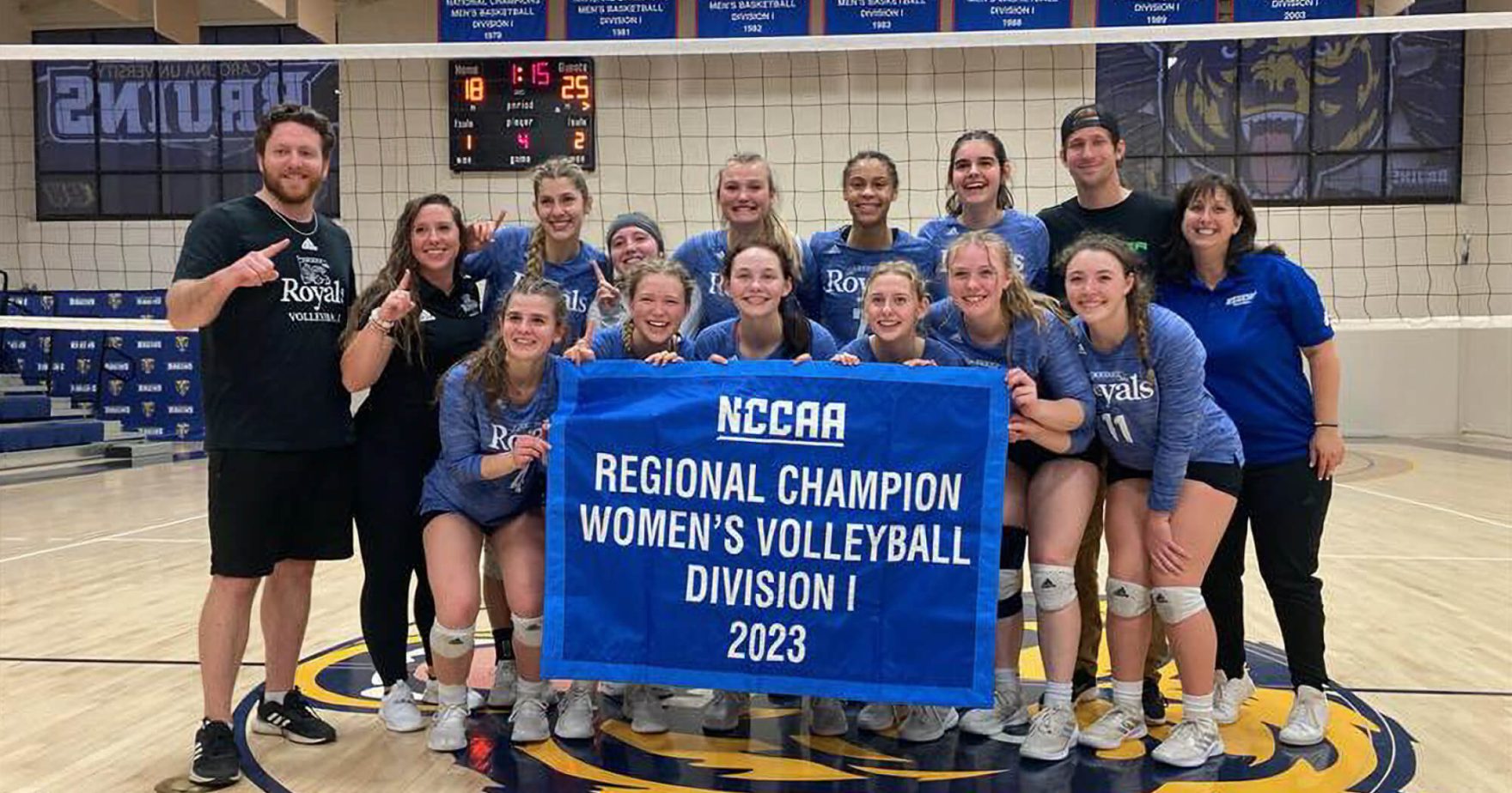Regent University Women’s Volleyball Team Makes History as 2023 NCCAA South Regional Champions
