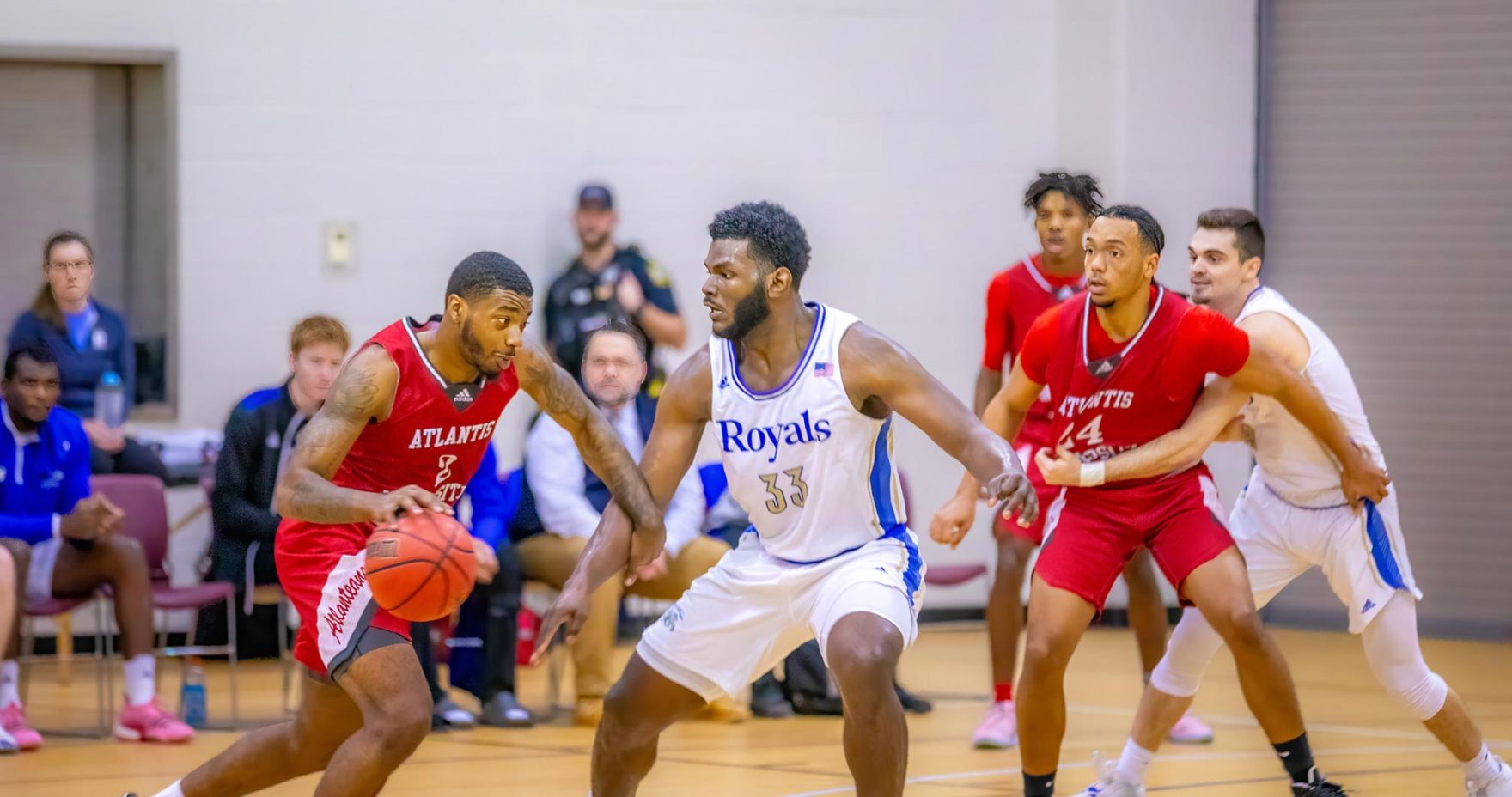 A Photo of Regent Basketball playing in a game: Regent University Accepted into NCAA Exploratory Year for NCAA division 3.