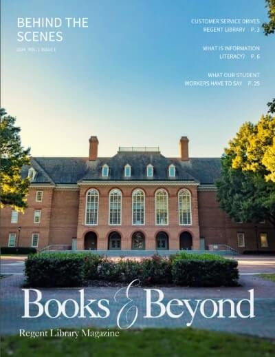 Books & Beyond Regent Library Magazine Cover