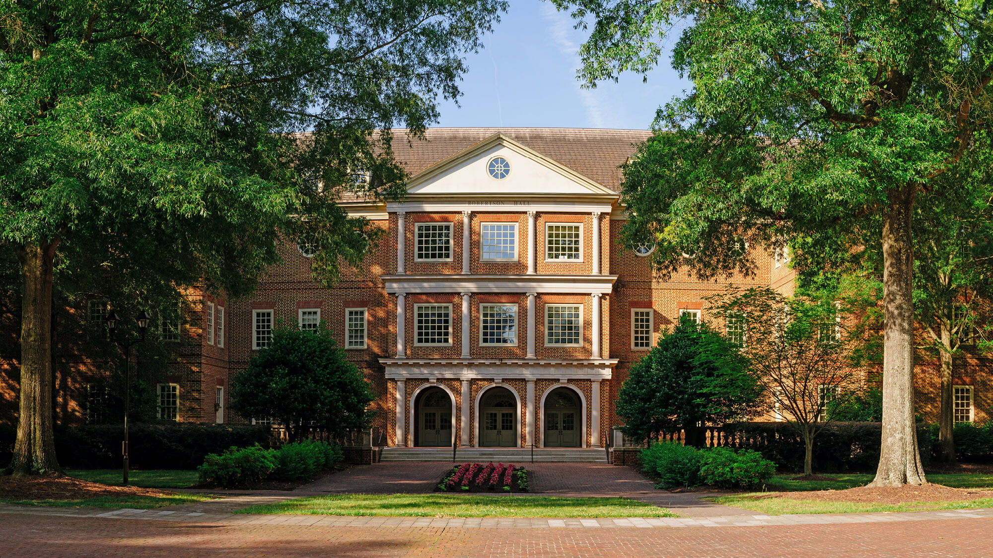 Robertson School of Government building hosting a top law school in Virginia at Regent University.