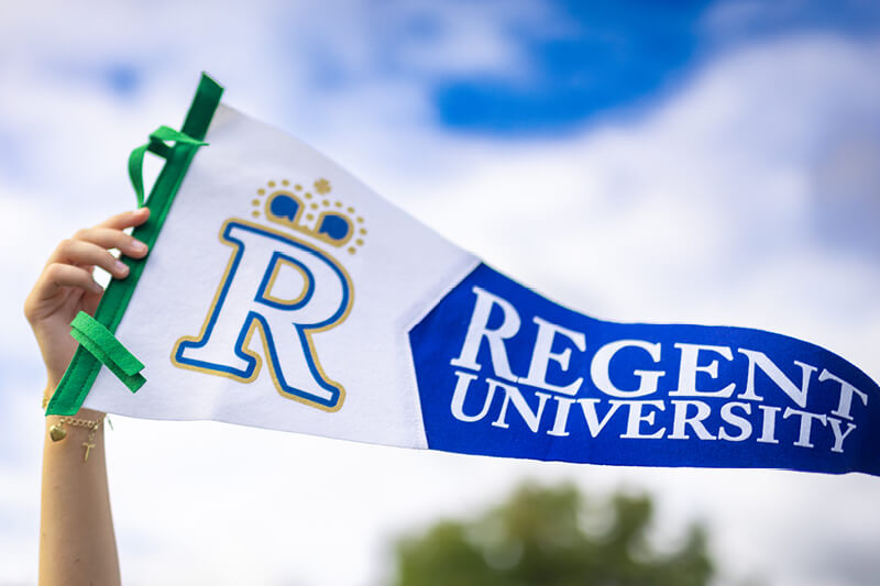 Regent University banner.