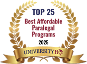 Regent University ranked #23 of the top 25 Best Affordable Paralegal Colleges | UniversityHQ