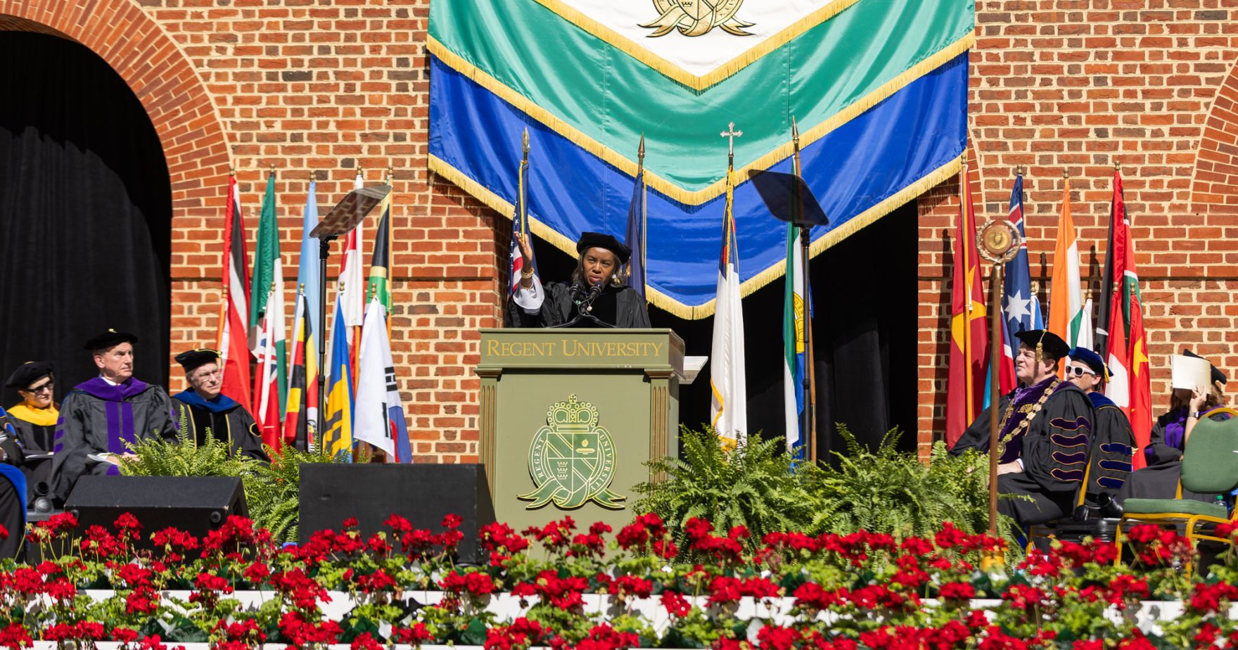 Speaker at Regent University Commencement.