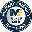 Regent University named a top 10 military friendly school | Military Friendly, 2025-26
