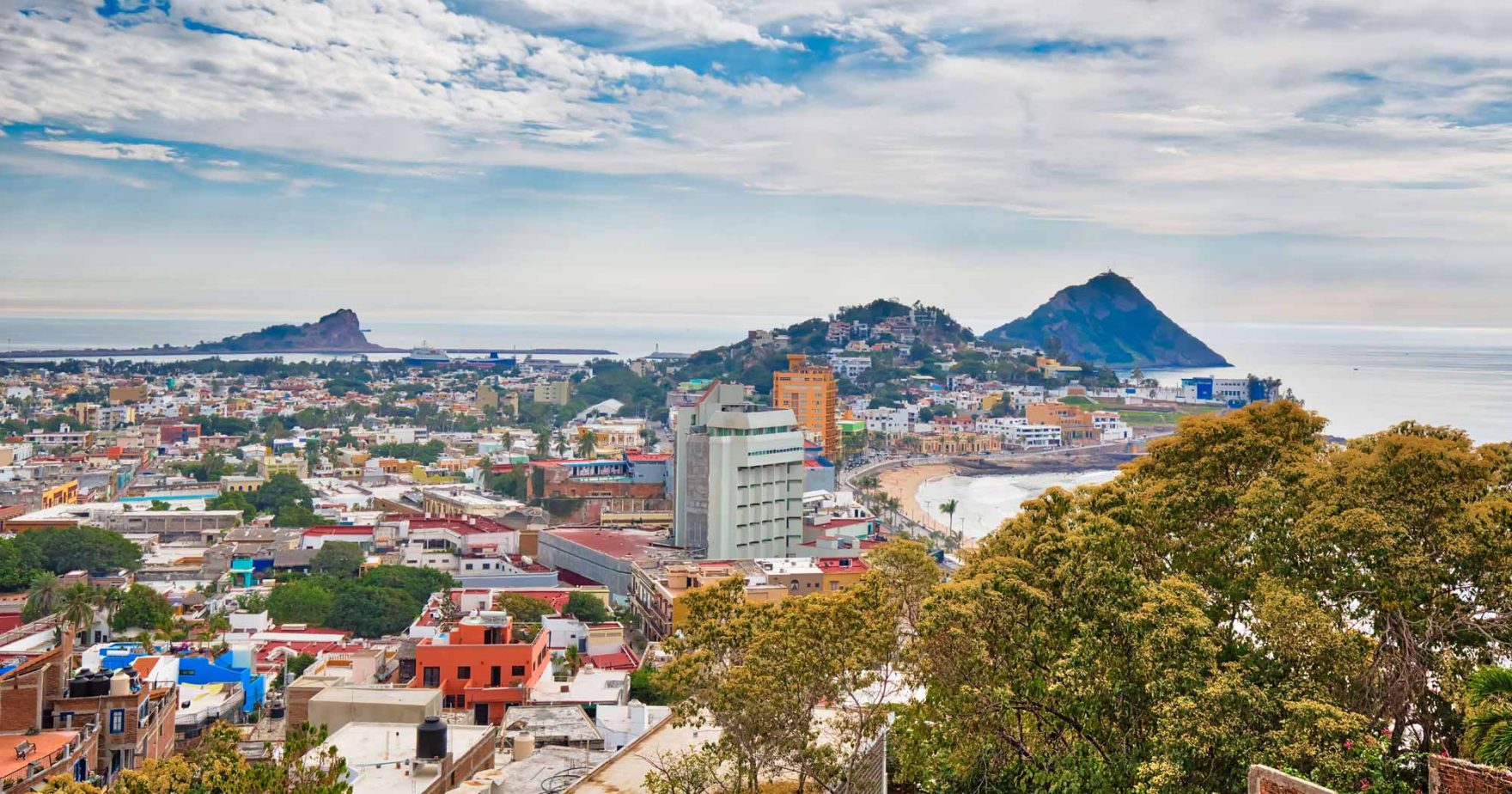Mazatlán skyline: study abroad in Mexico with Regent University from Virginia Beach, Virginia