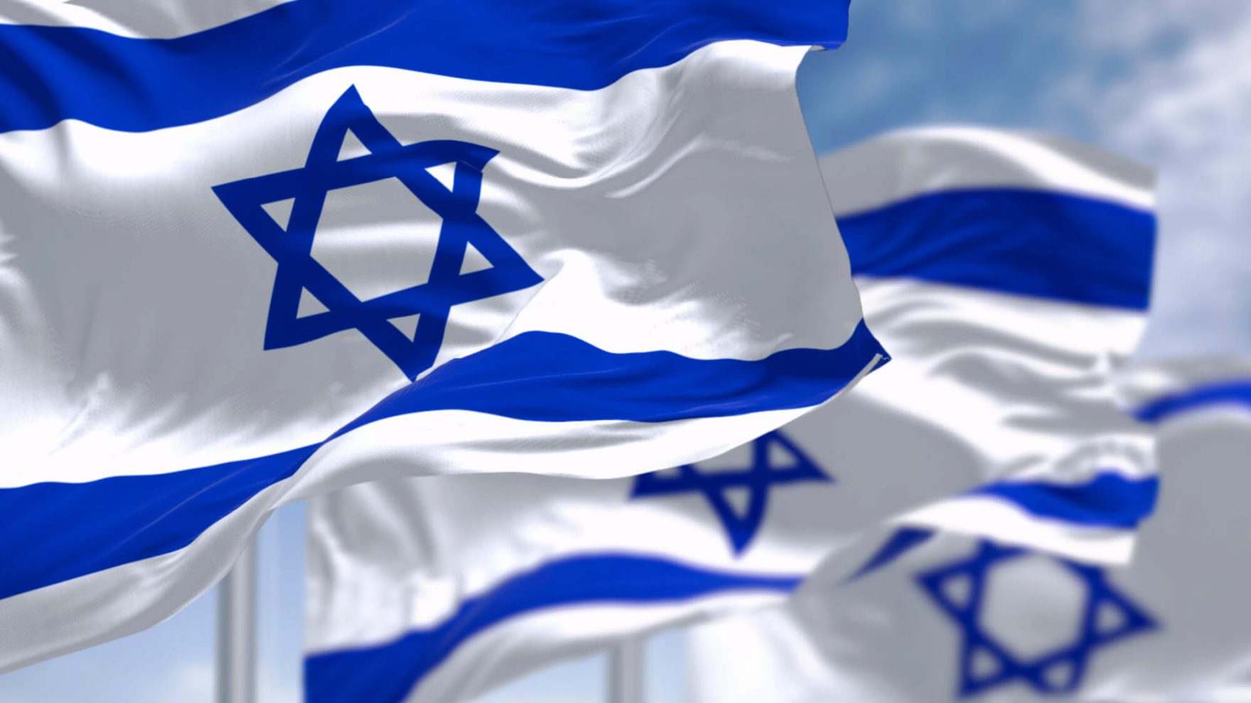 Flag of the nation of Israel