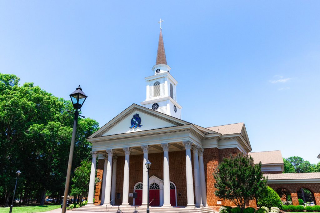 Regent University chapel in Virginia Beach, Virginia