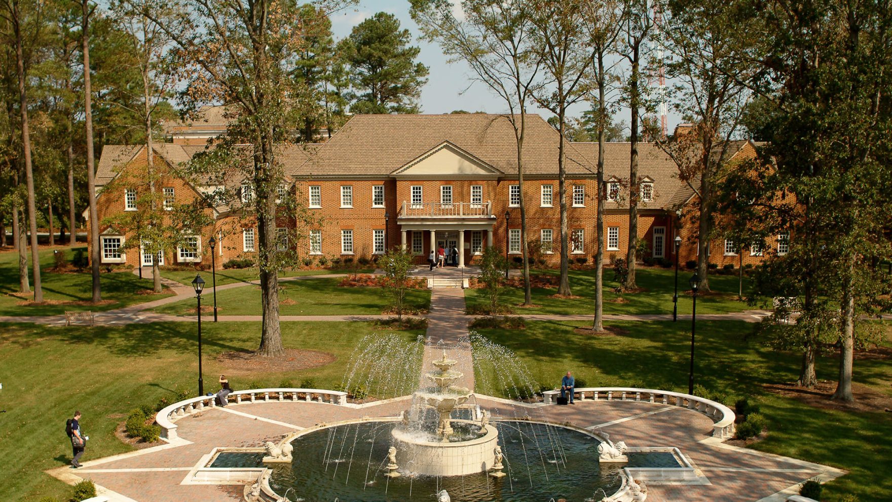 Regent University student center in which the dining services and coffee shop reside