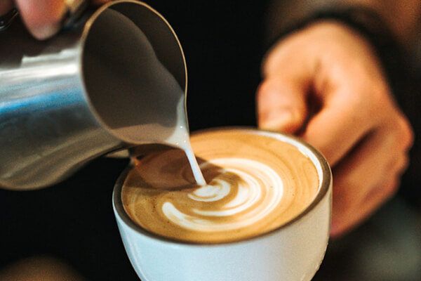 Fresh coffee made at 77 Coffeehouse; Regent University's coffee shop on campus in Virginia Beach