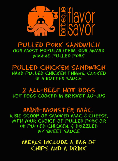 Regent University Royals Fest Food Truck Menu for Flavor Savor