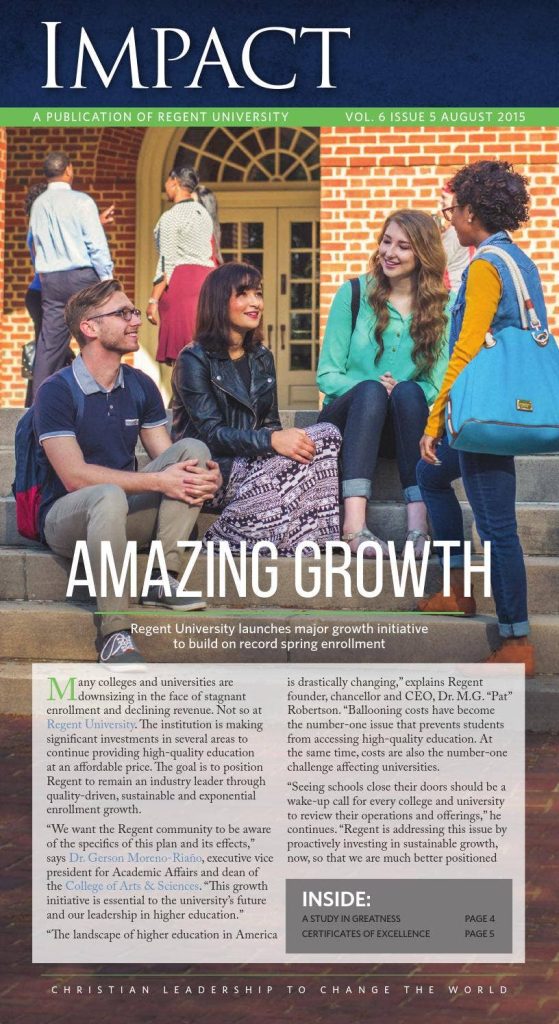 Impact Volume 6 Issue 5 - August 2015 Highlights cover