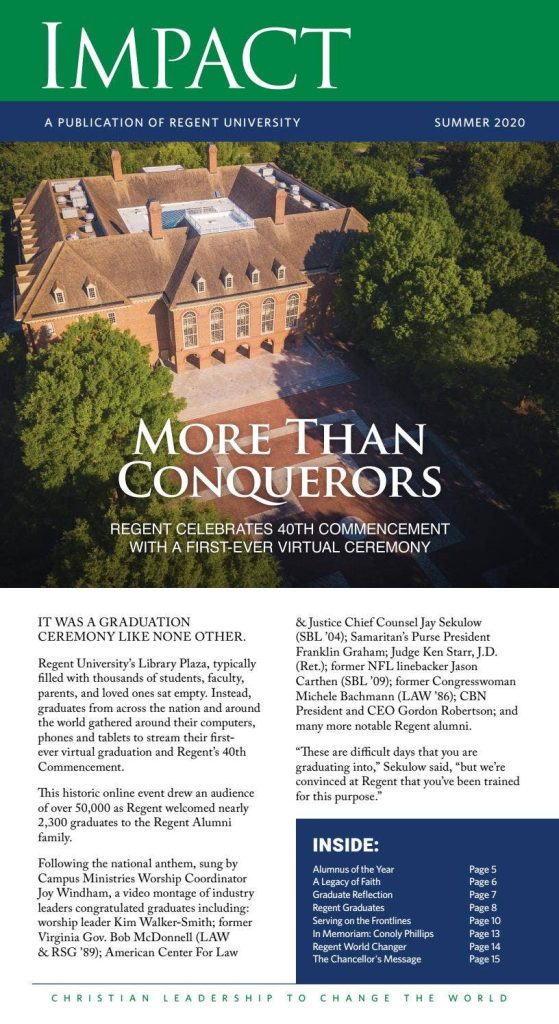 Summer 2020 IMPACT - More Than Conquerors cover