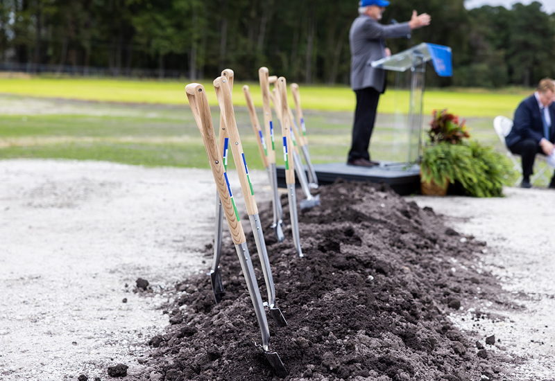 Regent University celebrates the official groundbreaking of our state-of-the-art Athletic & Fitness Center.