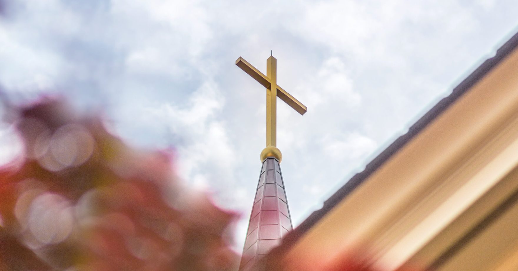 The Cross on top of the Chapel building at Regent University in Virginia Beach, Virginia.