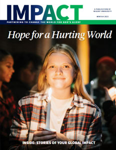 Winter 2023 IMPACT – Hope for a Hurting World cover