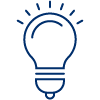 icon of a lightbulb