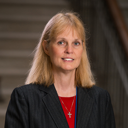 Patricia Lutz, Ph.D., of the College of Arts and Sciences at Regent University.
