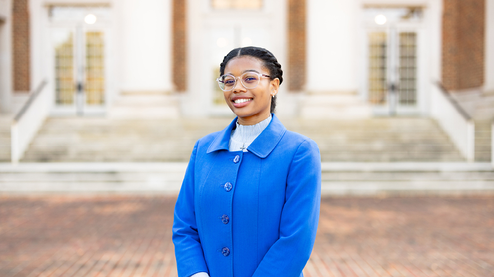 Regent Student Bri Aunna Nance smiles in front of CBN