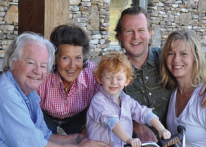 Bill and Ellie Dooner with family members smiling together